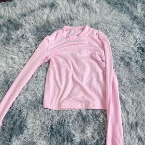 Pink Long Sleeve Women's Top